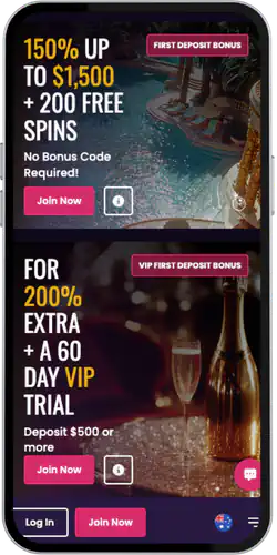 VegasNow Casino Open the bonus section